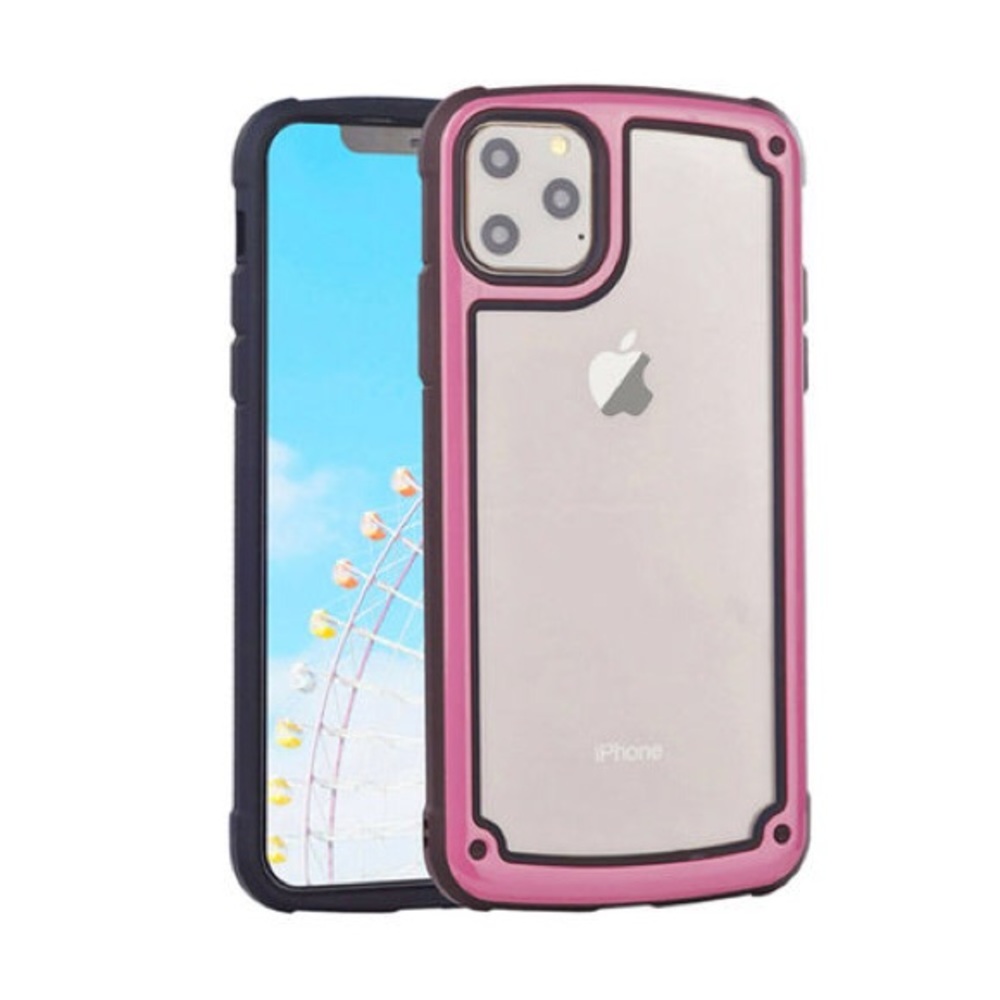 iPhone 11 pro max case with pink border